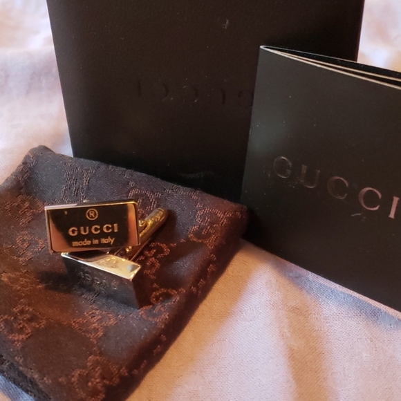 Gucci Other - Authentic Gucci Sterling Silver Cuff Links